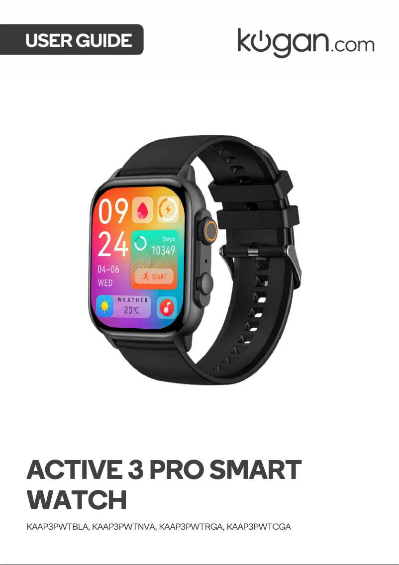 Page 1 de la notice Manuel utilisateur Kogan KAAP3PWTRGA