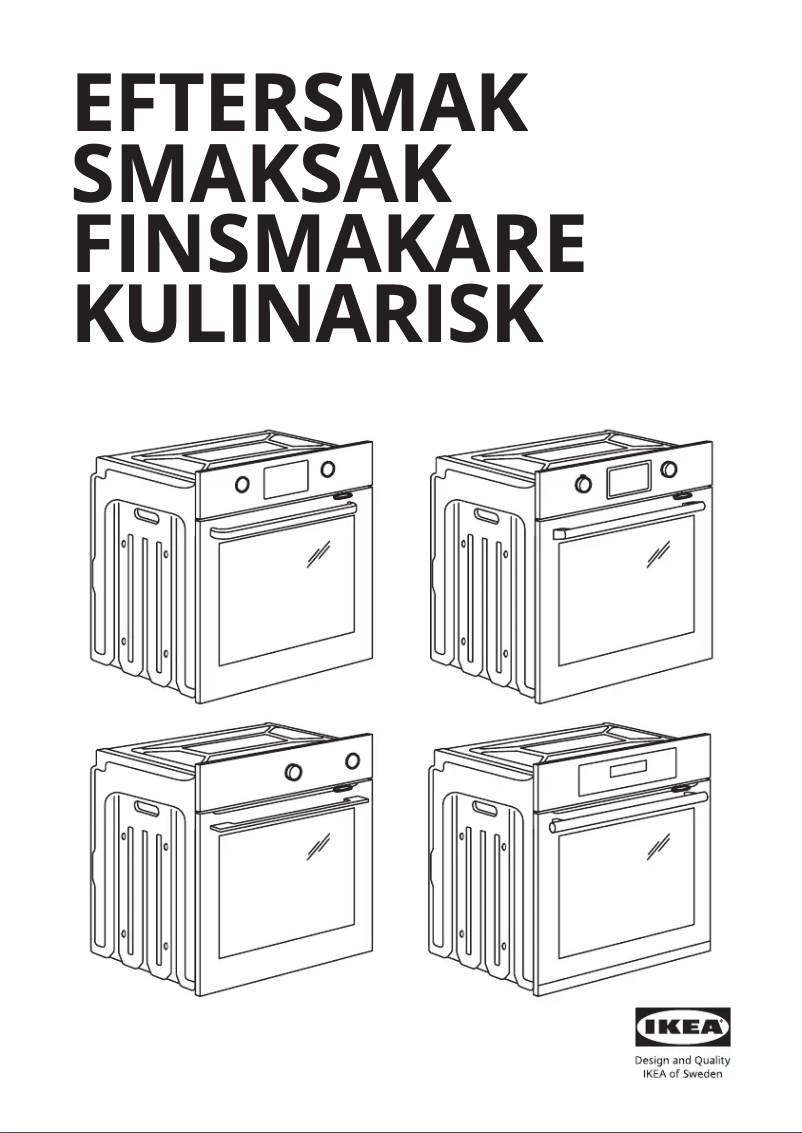 Image de la première page du manuel de l'appareil SMAKSAK 304.132.40