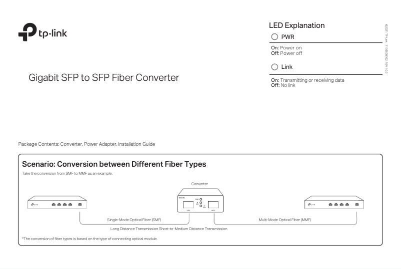 Page 1 de la notice Manuel utilisateur TP-Link MC230L