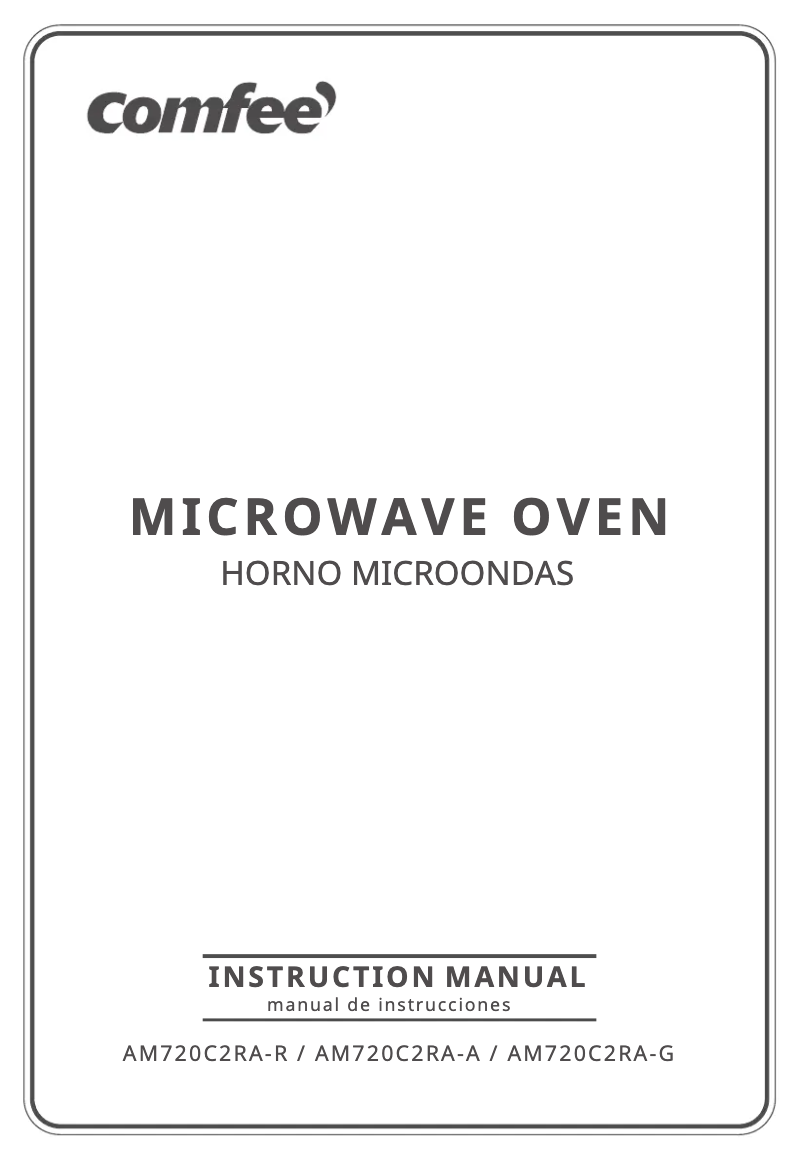 Page n°1 - Manuel utilisateur Comfee AM720C2RA-G