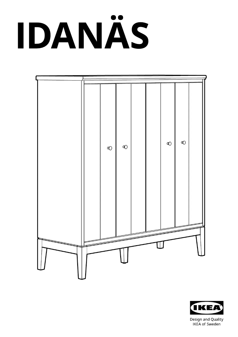 Página 1 del manual Manual de usuario Ikea IDANÄS 804.588.20