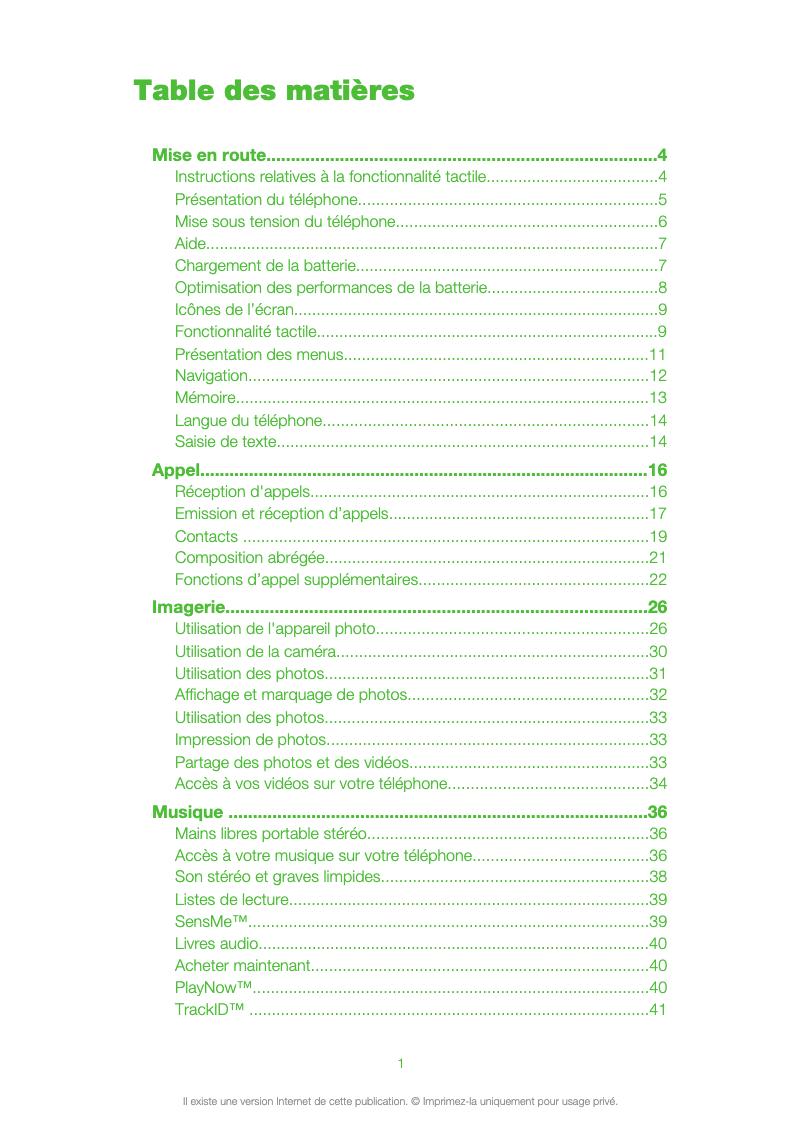 Image de la première page du manuel de l'appareil Aino
