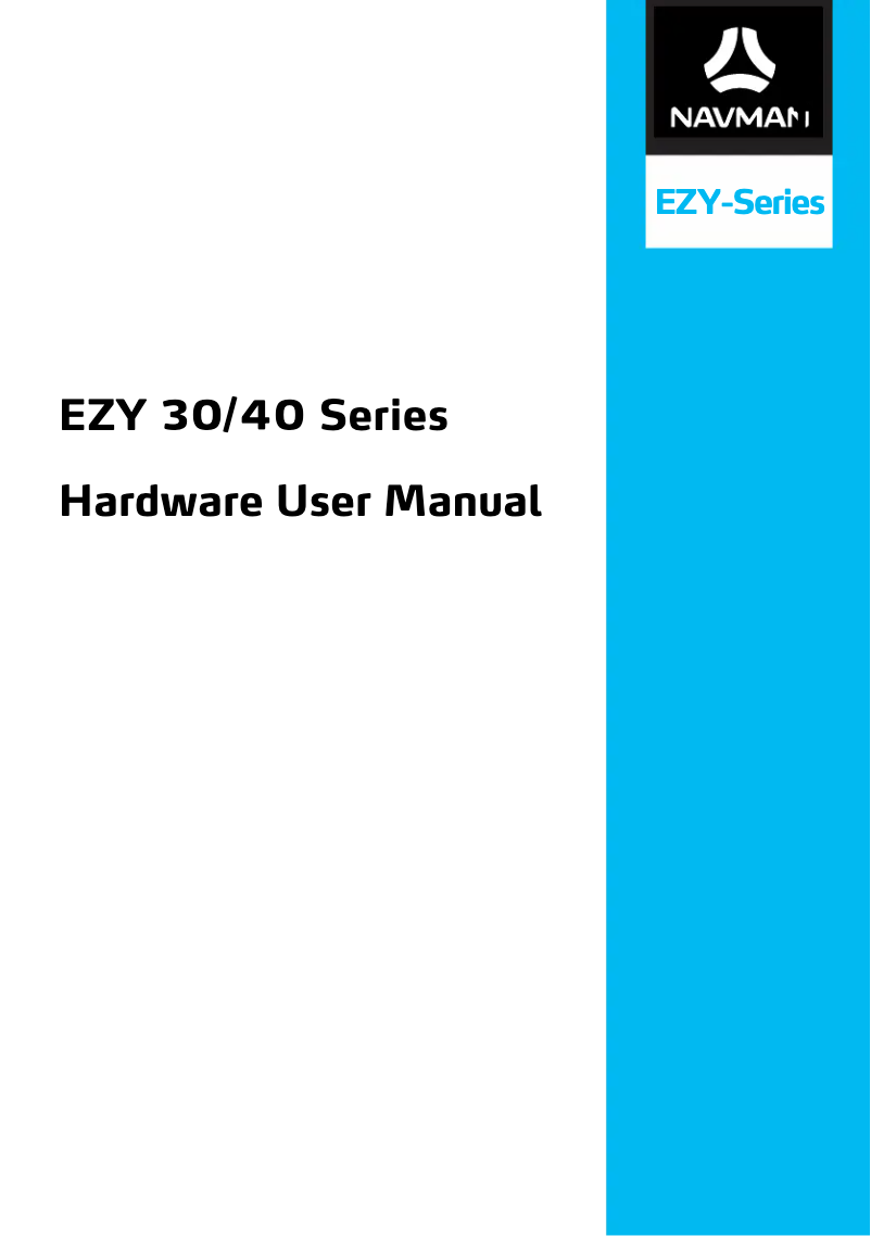 Image de la première page du manuel de l'appareil EZY40