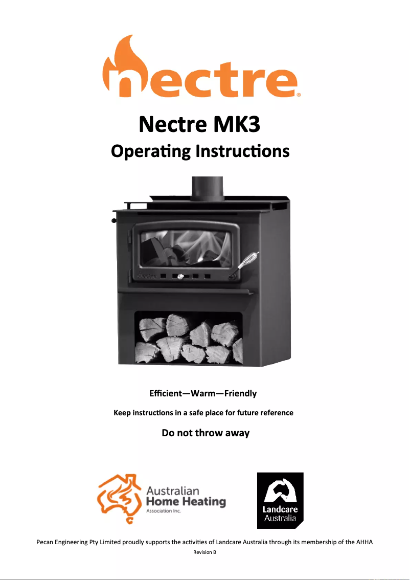 Page 1 de la notice Manuel utilisateur Nectre MK3