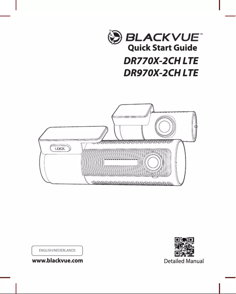 Page 1 de la notice Manuel utilisateur BlackVue DR970X-2CH LTE