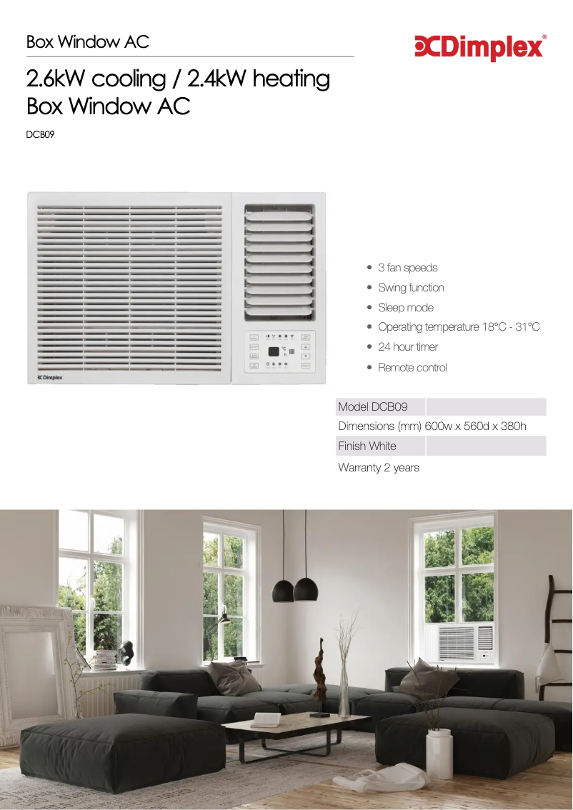 Image de la première page du manuel de l'appareil DCB09