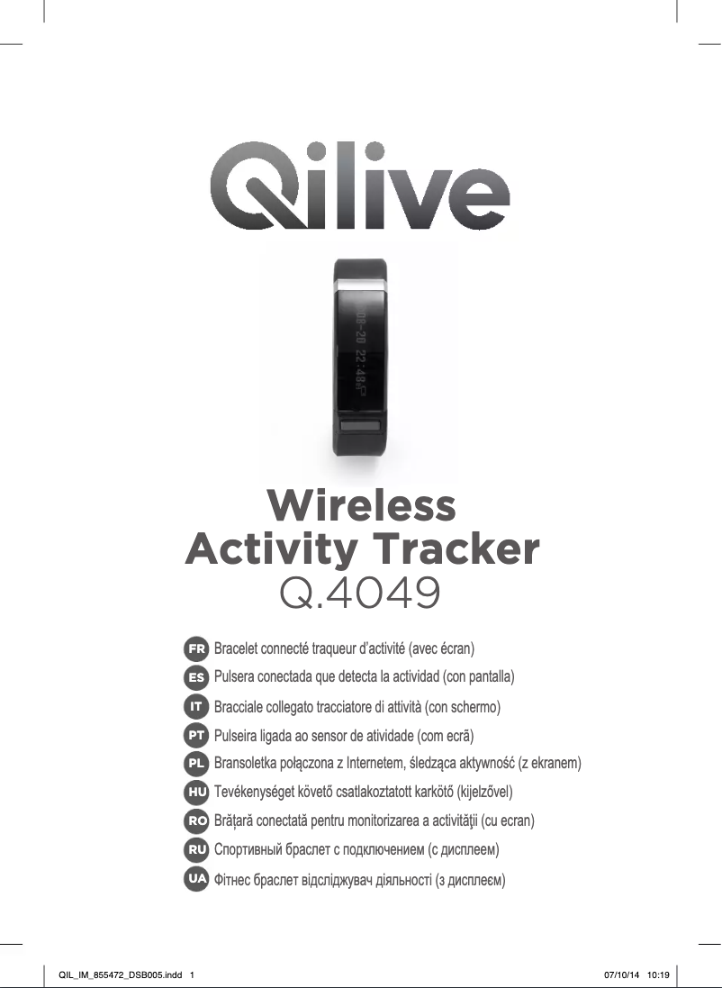 Page 1 de la notice Manuel utilisateur Qilive Q.4049