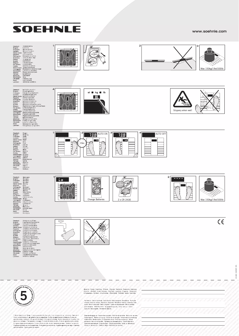 Image de la première page du manuel de l'appareil Palma