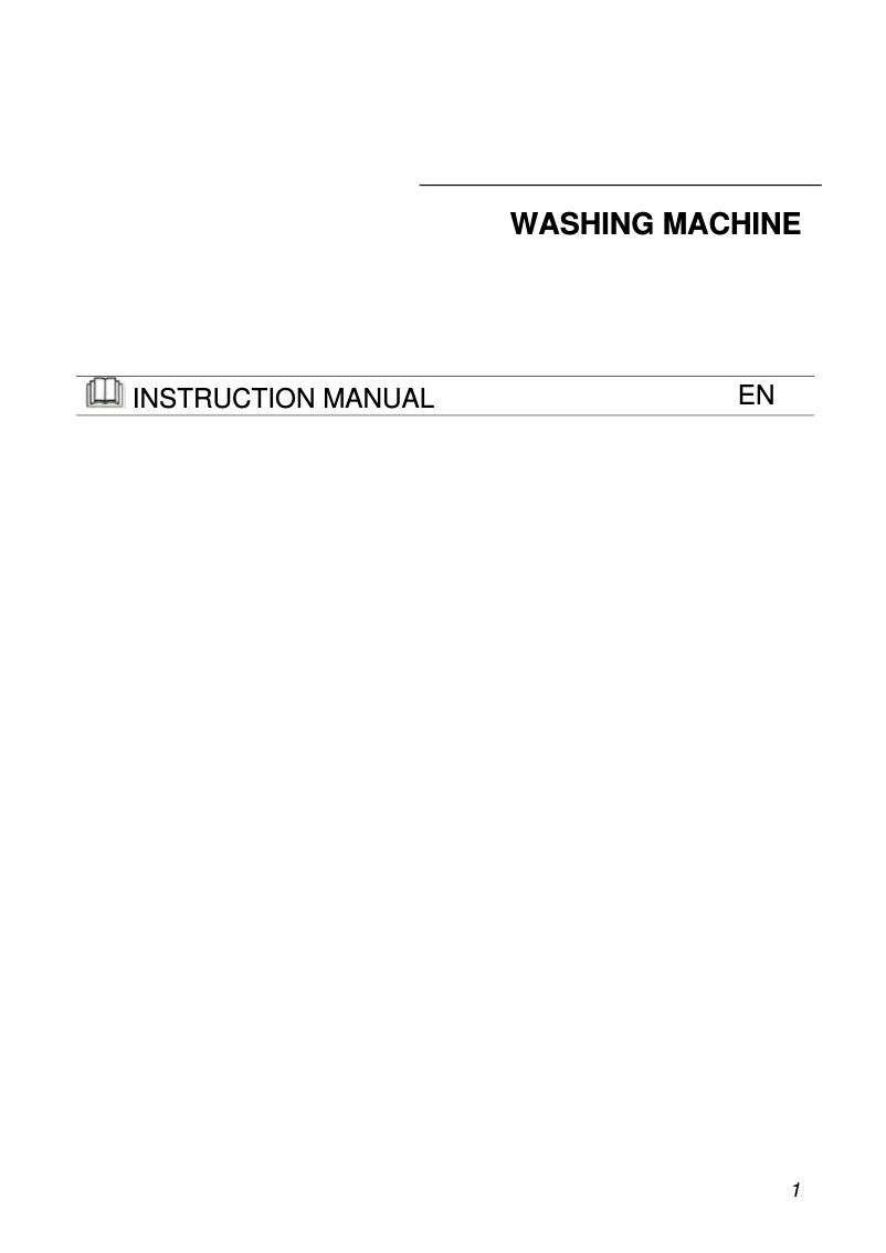 Image de la première page du manuel de l'appareil WI73140