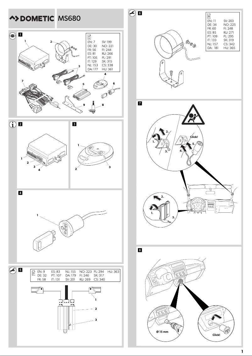 Página 1 del manual Manual de usuario Dometic MagicSafe MS 680