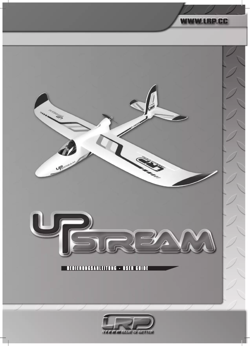 Página 1 del manual Manual de usuario LRP F-1400 UpStream Airplane ARF