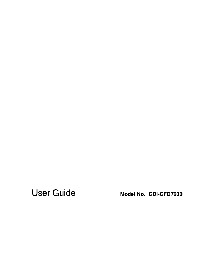 Page n°1 - Manuel utilisateur Grace Digital Audio Matchstick GDI-GFD7200