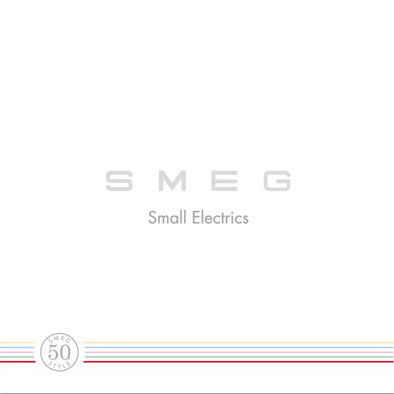 Page 1 de la notice Brochure Smeg TSF02