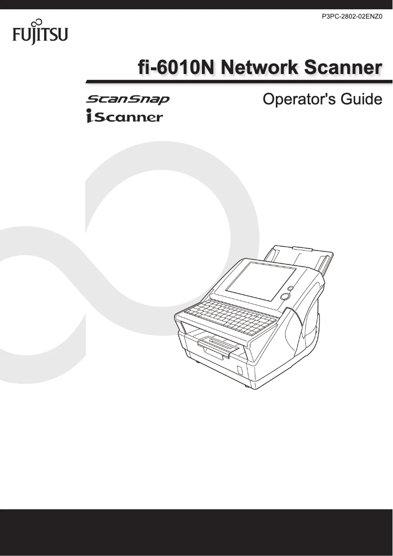Image de la première page du manuel de l'appareil ScanSnap fi-6010