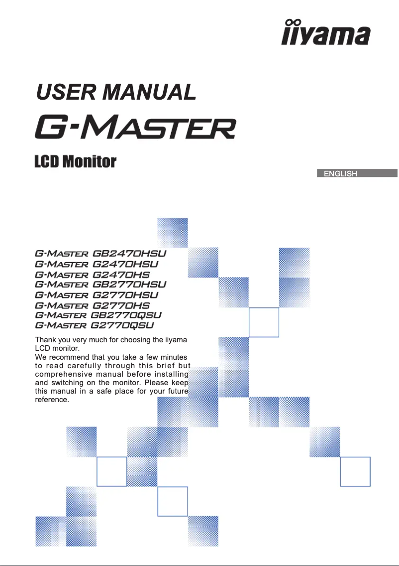 Imagen de la primera página del manual del dispositivo G-Master Red Eagle G2770HSU