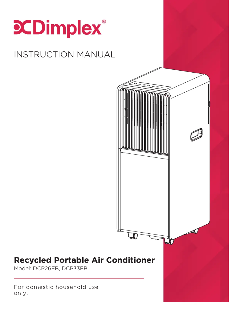 Página 1 del manual Manual de usuario Dimplex DCP26EB