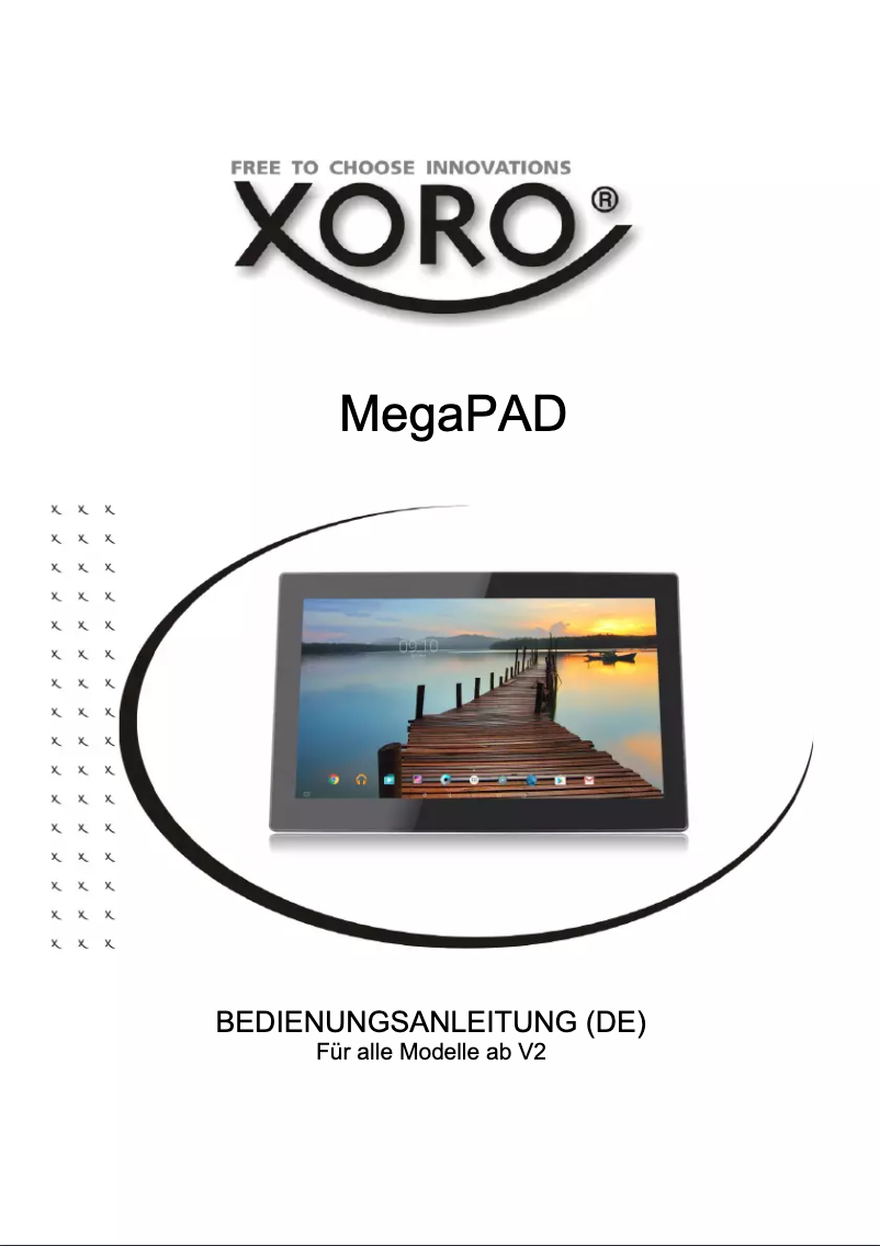 Page 1 de la notice Manuel utilisateur Xoro MegaPAD 4304