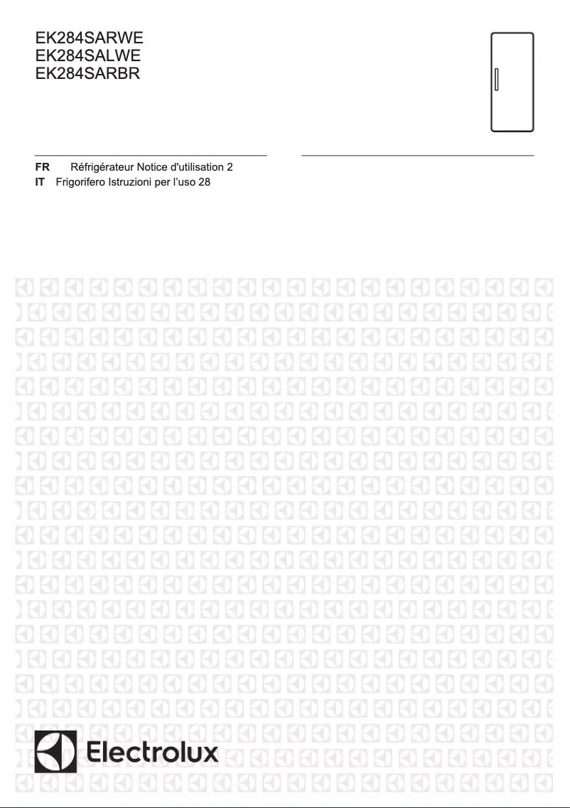 Image de la première page du manuel de l'appareil EK284SALWE