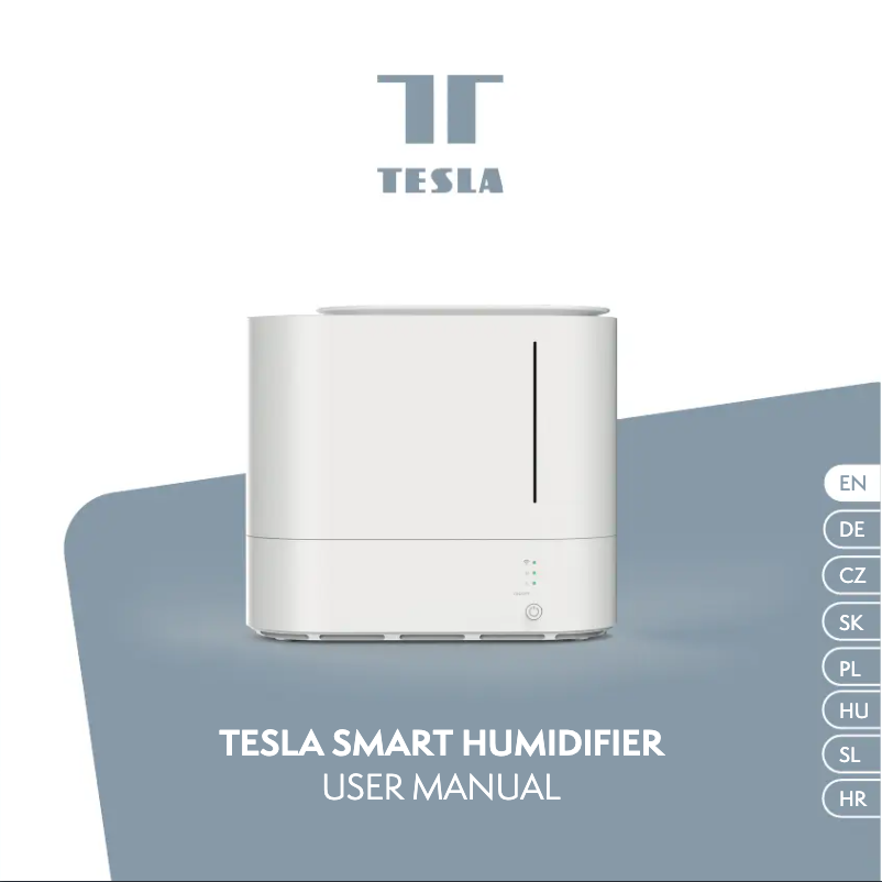 Page 1 de la notice Manuel utilisateur Tesla Smart Humidifier