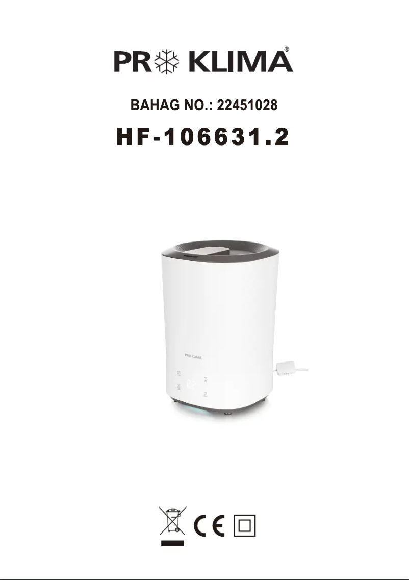 Image de la première page du manuel de l'appareil HF-106631