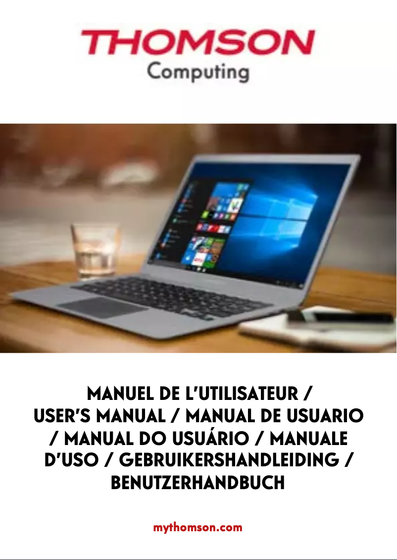 Page n°1 - Manuel utilisateur Thomson NEO Z3