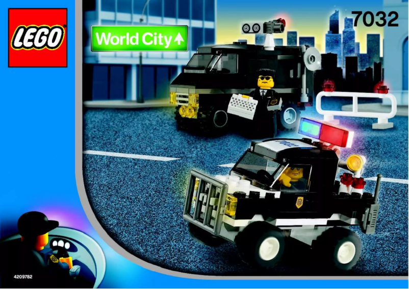 Page 1 de la notice Manuel utilisateur Lego World City 7032