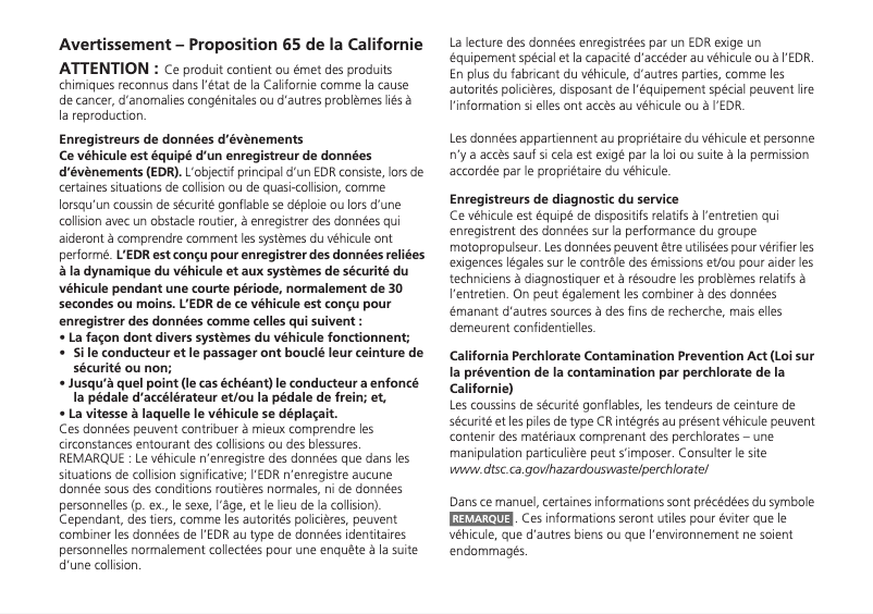 Page 1 de la notice Manuel utilisateur Acura TLX (2015)