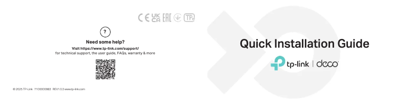 Image de la première page du manuel de l'appareil Deco BE25