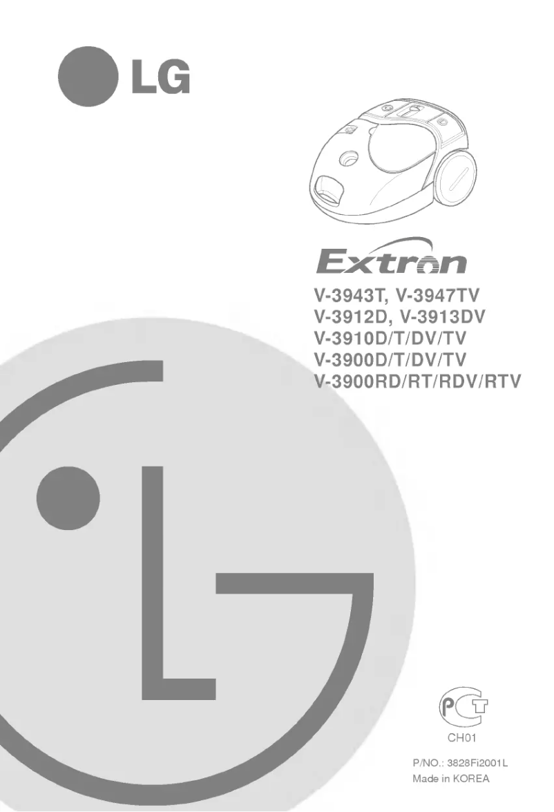 Page 1 de la notice Manuel utilisateur LG V-3943T