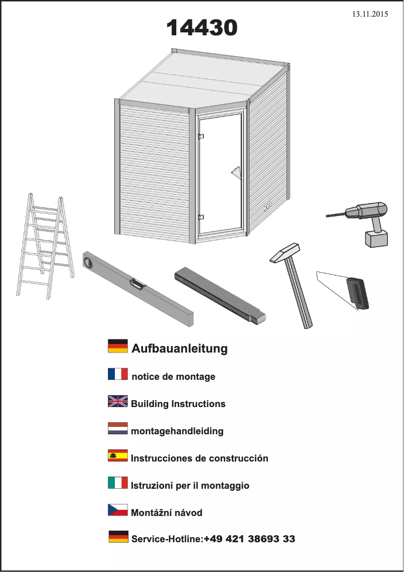 Page 1 de la notice Manuel utilisateur Karibu Tanami