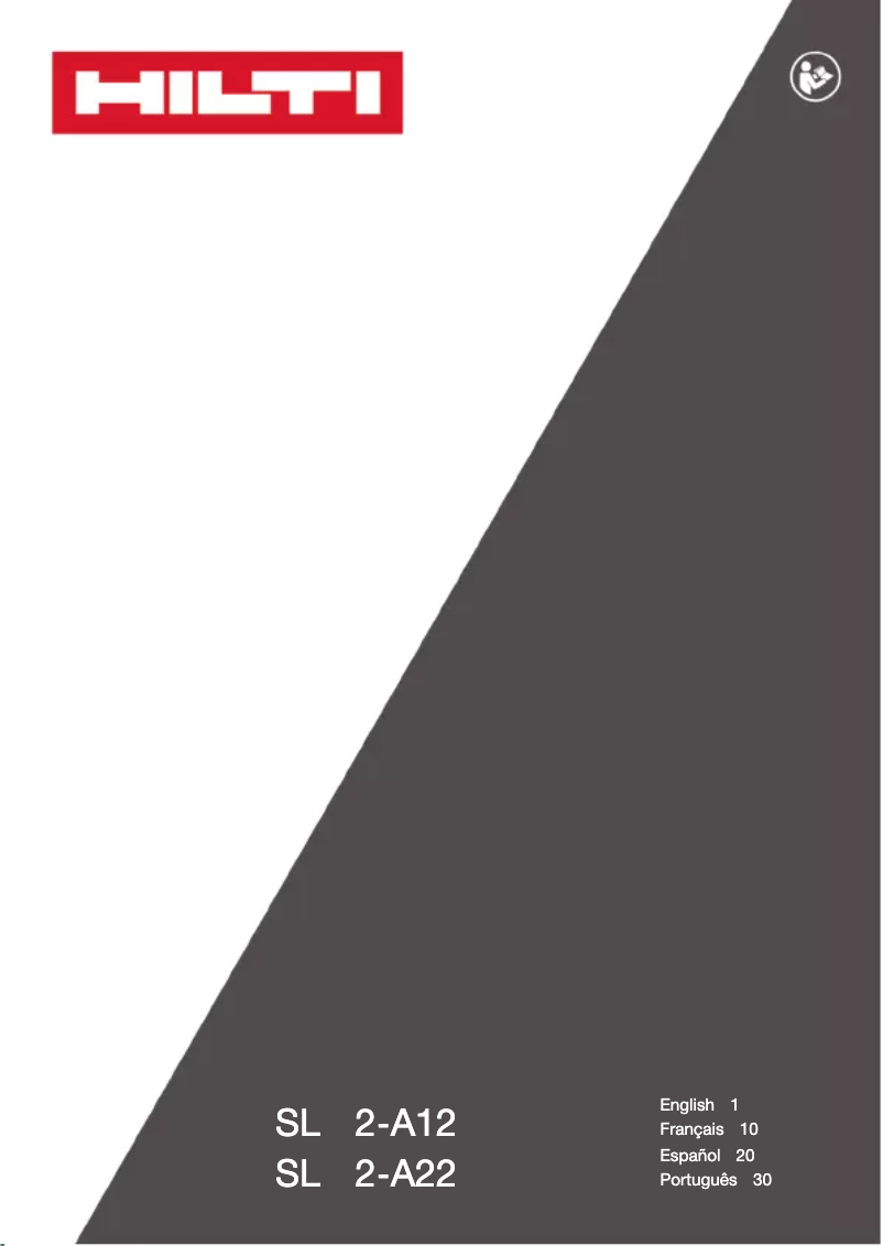 Image de la première page du manuel de l'appareil SL 2-A12