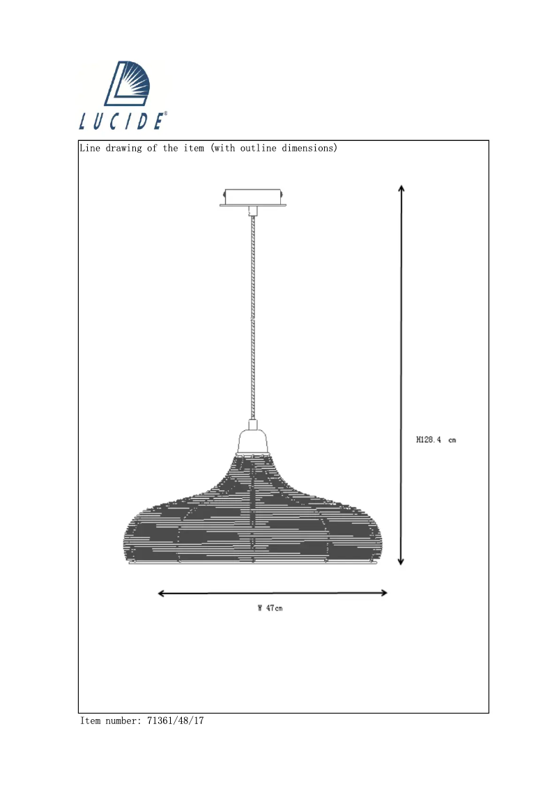 Page n°1 - Manuel utilisateur Lucide Moino 71361/48/17