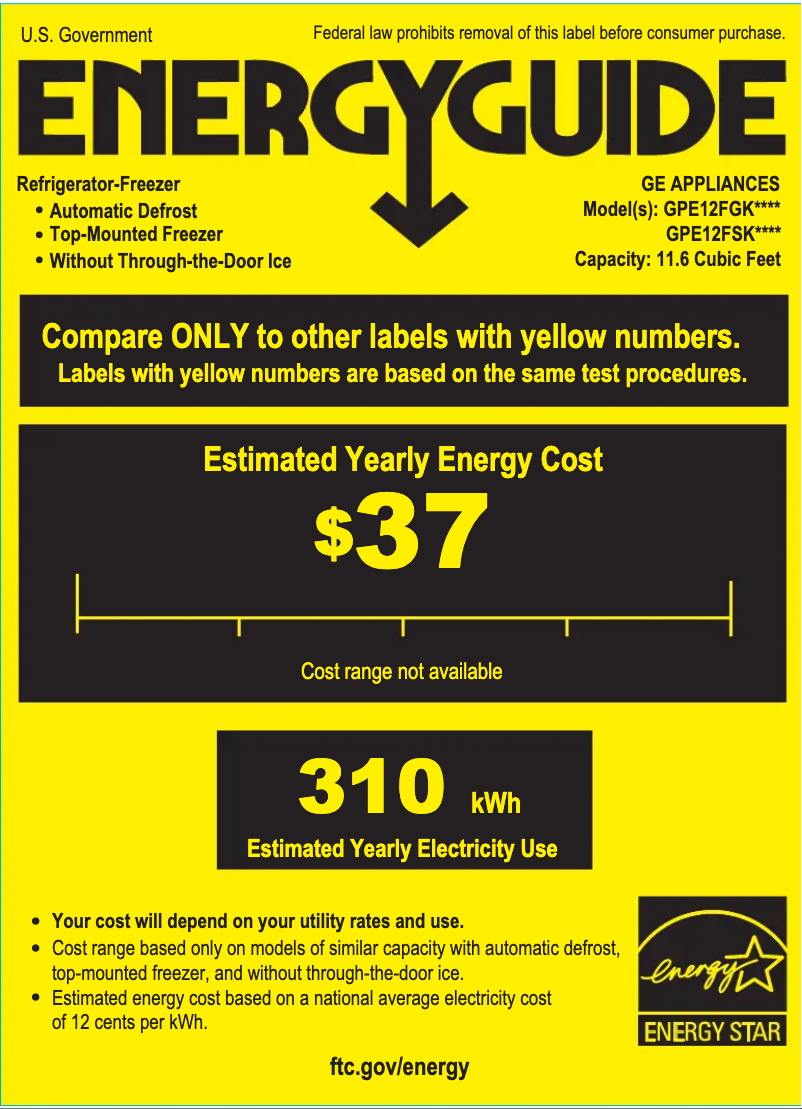 Image de la première page du manuel de l'appareil GPE12FSKSB