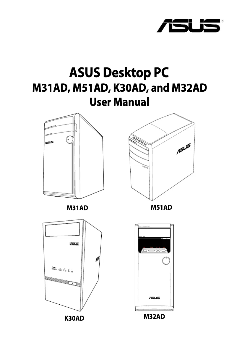 Page 1 de la notice Manuel utilisateur Asus K30AD