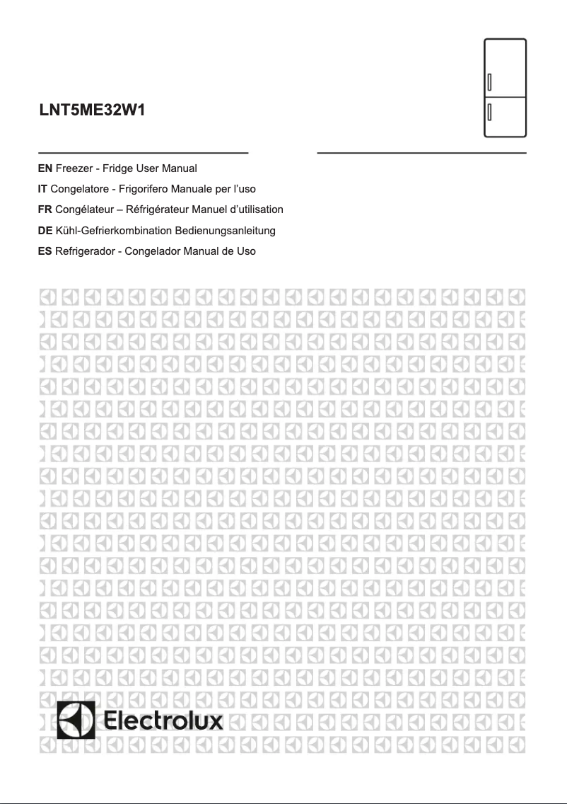 Page 1 de la notice Manuel utilisateur Electrolux LNT5ME32W1