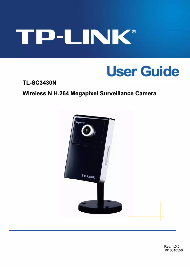 Page 1 de la notice Manuel utilisateur TP-Link TL-SC3430N