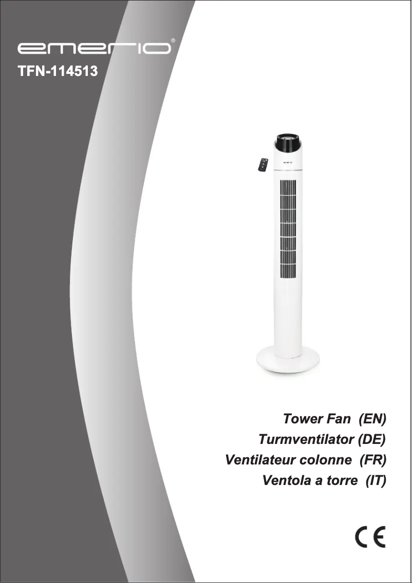 Page n°1 - Manuel utilisateur Emerio TFN-114513