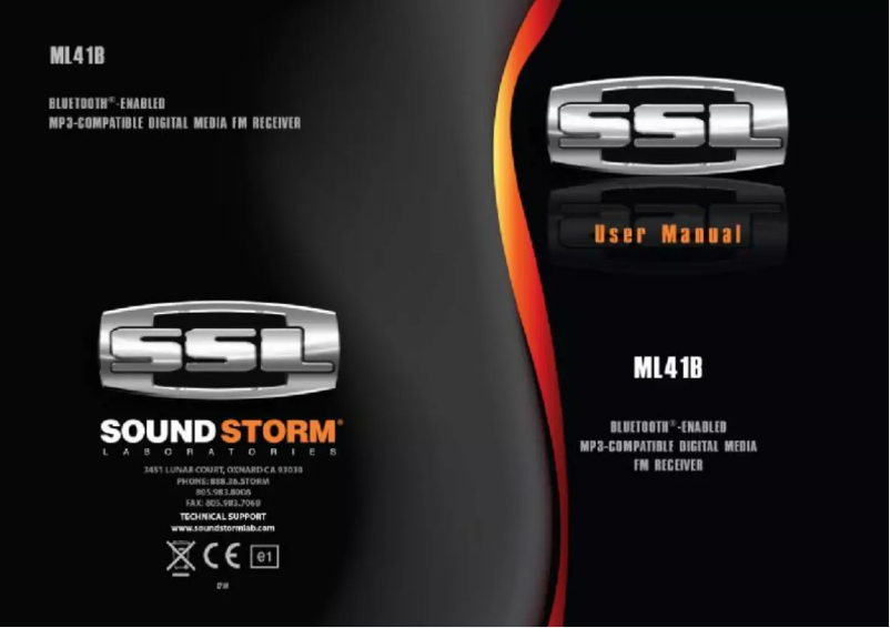 Image de la première page du manuel de l'appareil ML41B