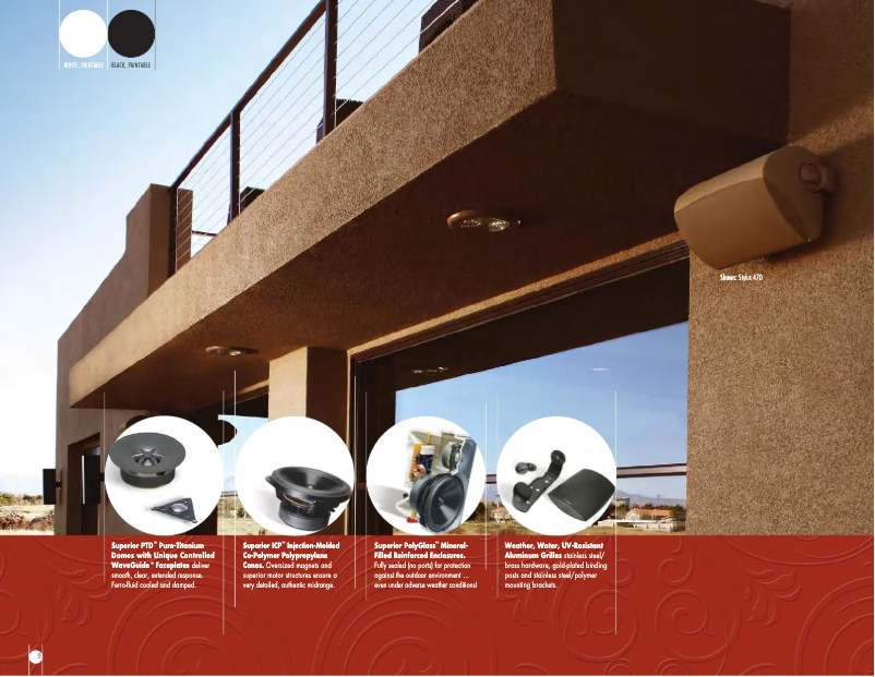 Page 1 de la notice Fiche technique Paradigm Stylus 270