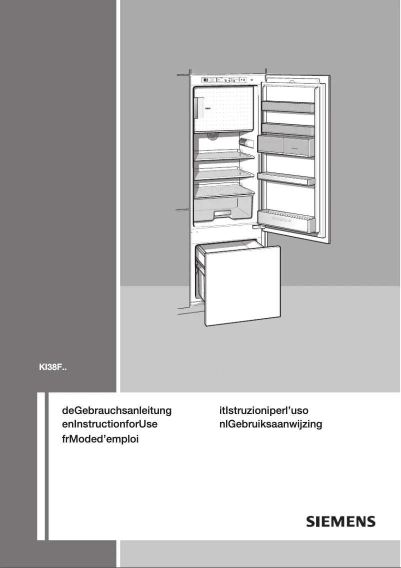 Page 1 de la notice Manuel utilisateur Siemens KI38FA50