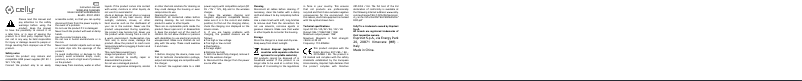 Page 1 de la notice Manuel utilisateur Celly GHOSTSUPERMAGCH