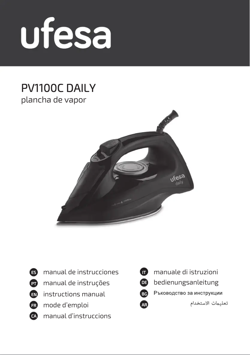 Page 1 de la notice Manuel utilisateur Ufesa Expert PV1100C