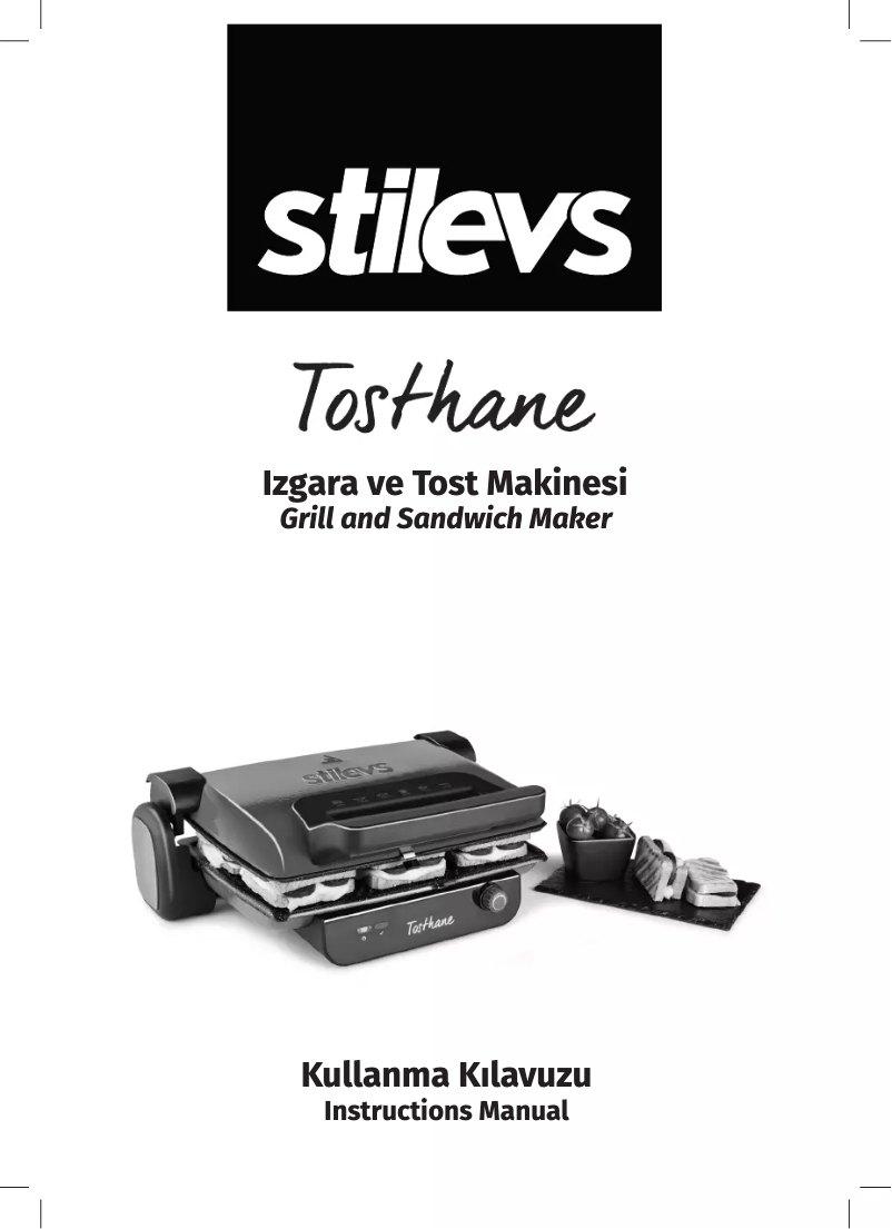 Image de la première page du manuel de l'appareil Tosthane