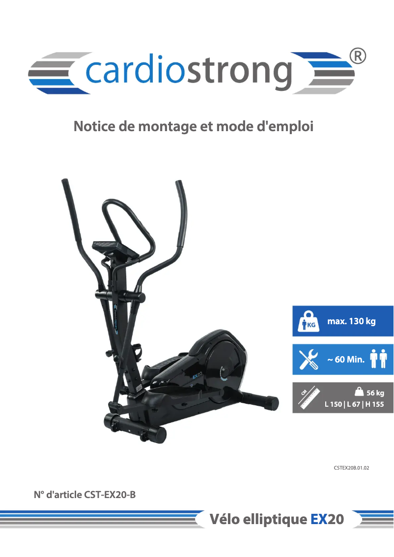 Image de la première page du manuel de l'appareil EX20