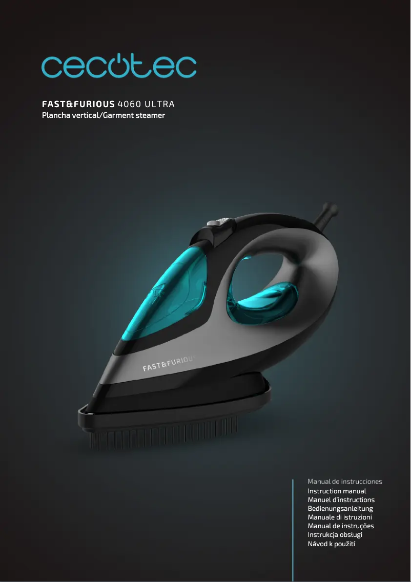 Page n°1 - Manuel utilisateur Cecotec Fast&Furious 4060 Ultra