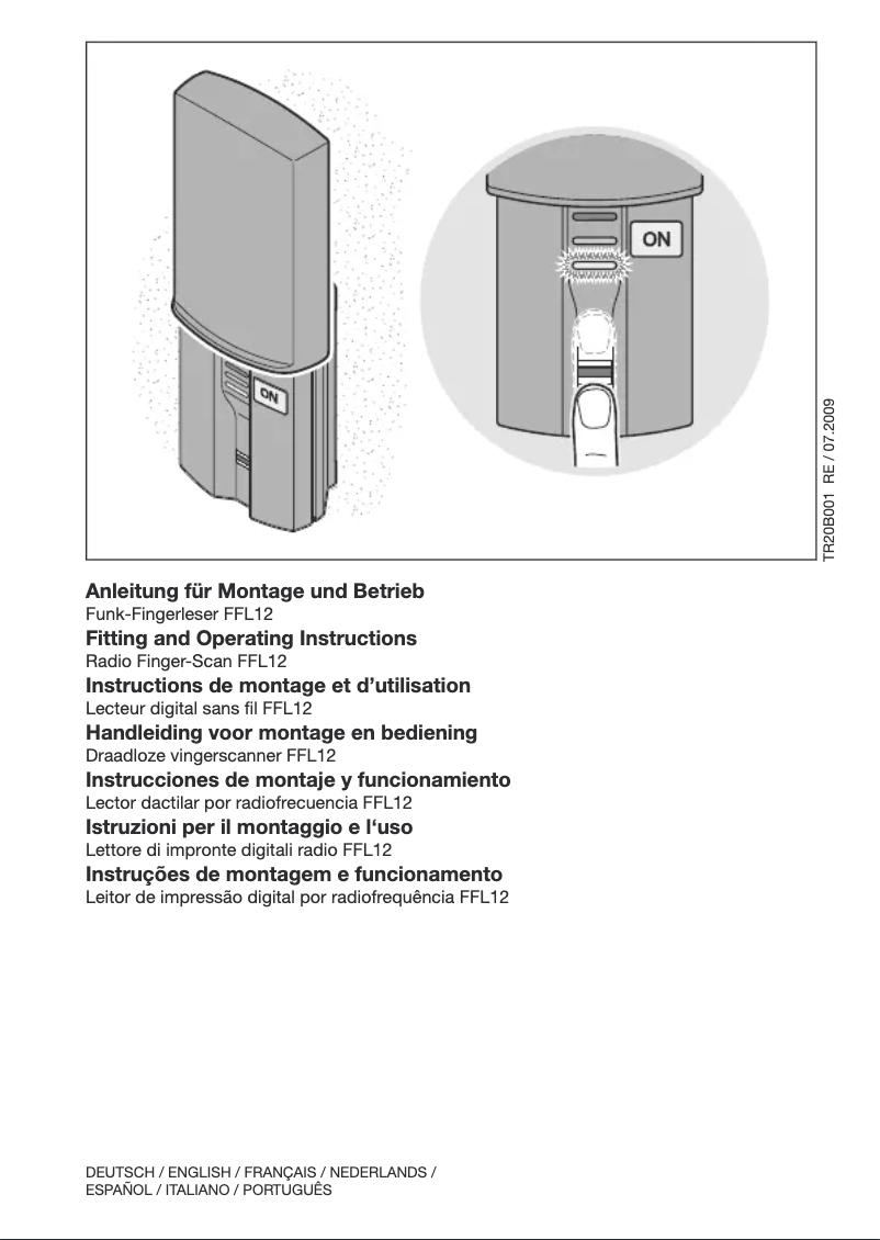 Página 1 del manual Manual de usuario Berner FFL12