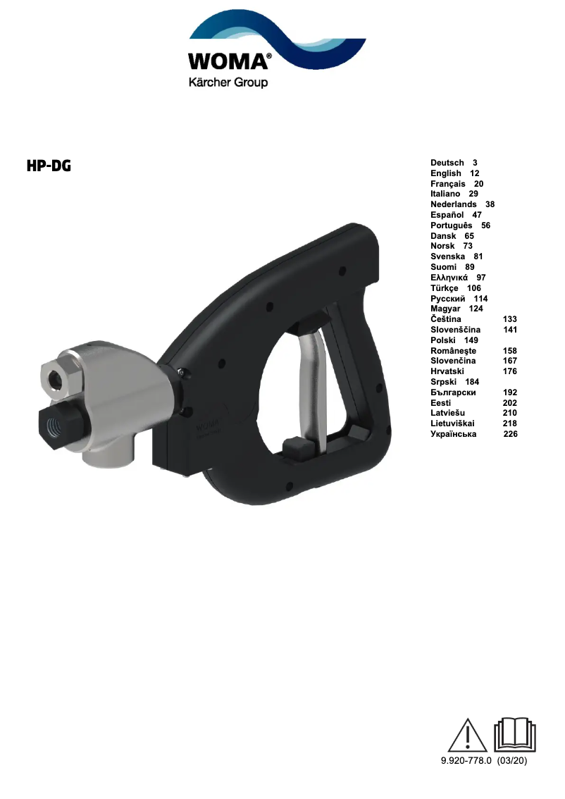 Página 1 del manual Manual de usuario Kärcher HD 9/100-4 Cage Classic