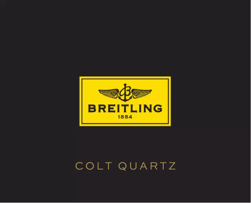 Page n°1 - Manuel utilisateur Breitling Colt Quartz