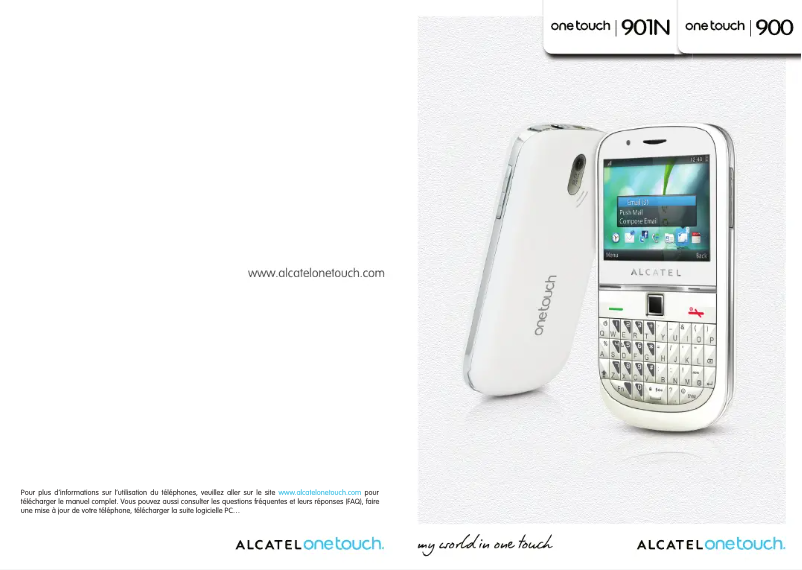 Page n°1 - Manuel utilisateur Alcatel One Touch 900