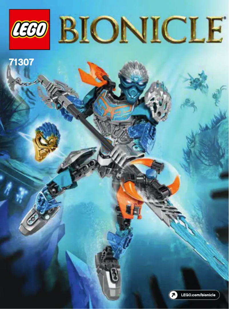 Image de la première page du manuel de l'appareil Bionicle 71307
